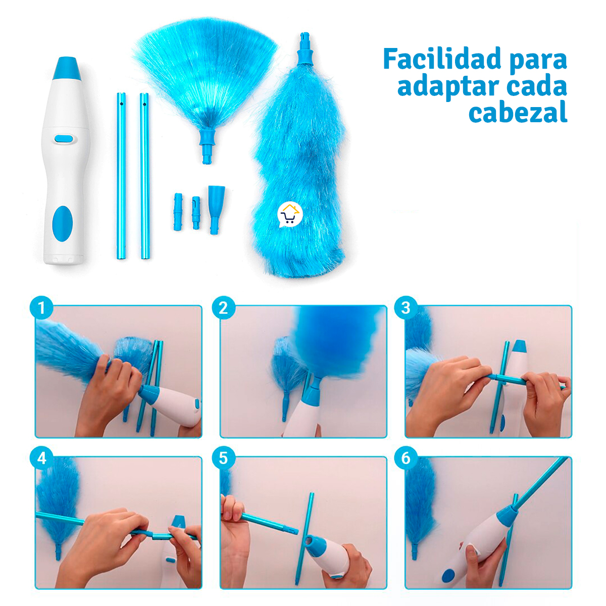 Miniatura 4 de Sacudidor Recargable Plumero TWHR5